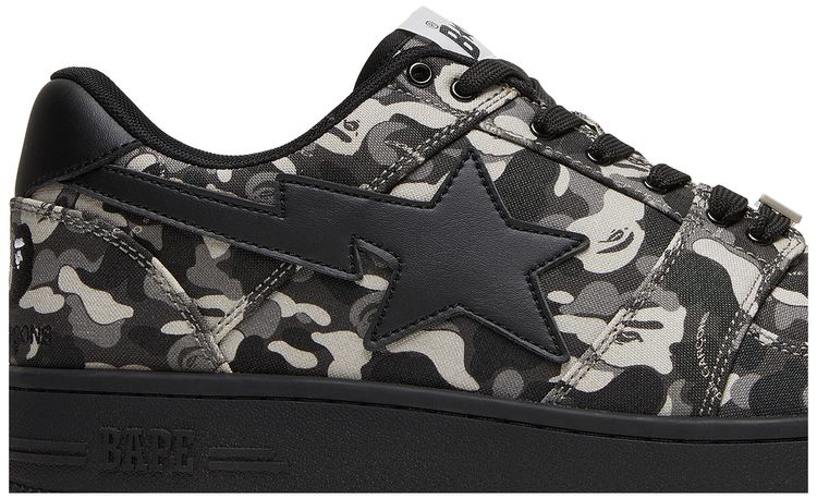 Comme des Garcons x Bapesta Low Black Camo