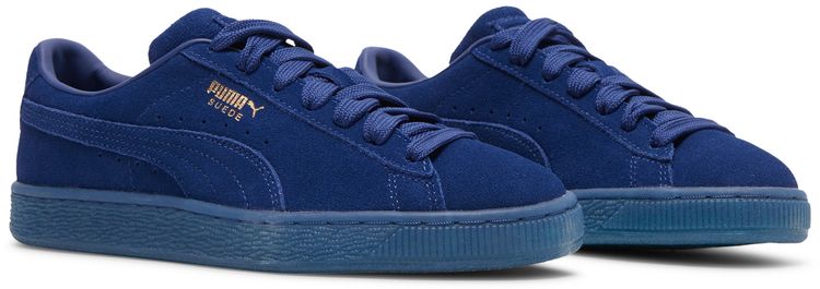 Puma Suede Classic Jr Mono Gold   Elektro Blue