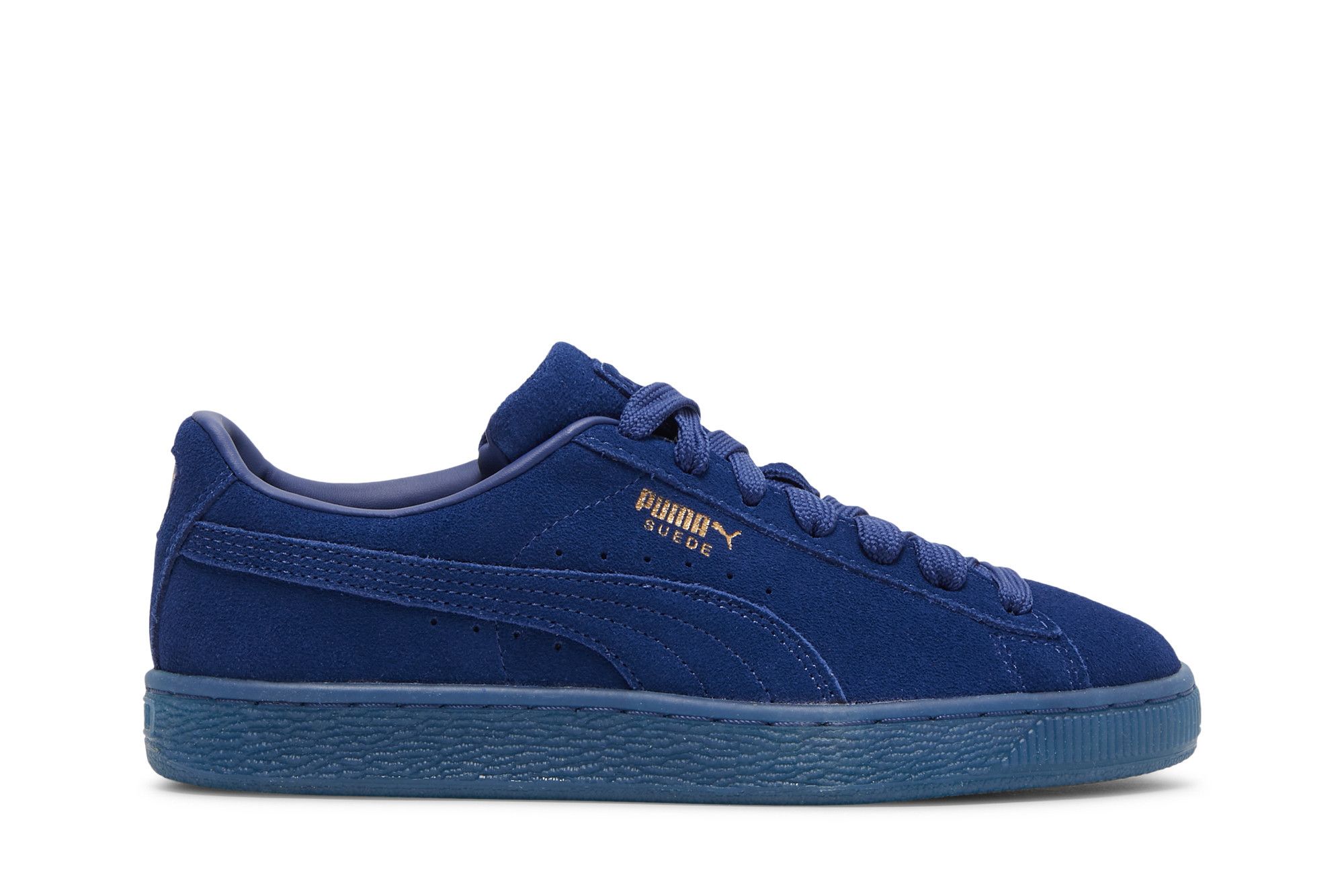 Buy Suede Classic Jr Mono Gold Elektro Blue 381470 02 GOAT CA