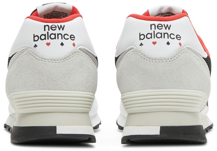 New Balance 574 Playing Card   White