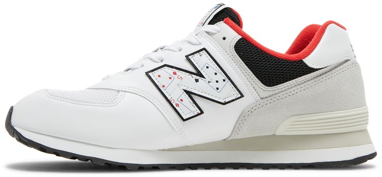 New Balance 574 Playing Card   White