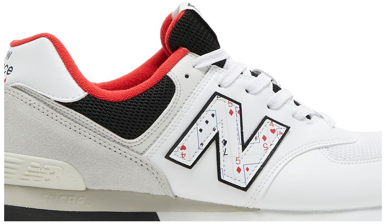 New Balance 574 Playing Card   White