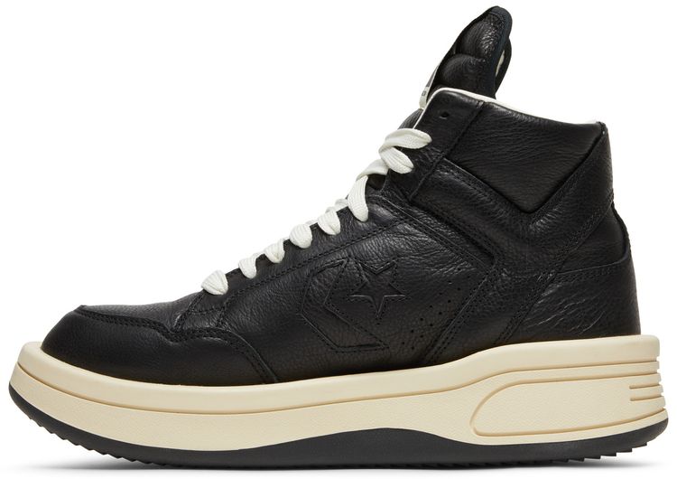 Rick Owens x Converse DRKSHDW TURBOWPN Mid Black Cloud Cream