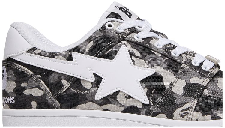 Comme des Garcons x Bapesta Low White Camo