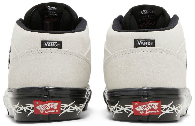 Supreme x Vans Half Cab Barbed Wire   White