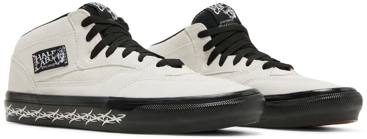 Supreme x Vans Half Cab Barbed Wire   White
