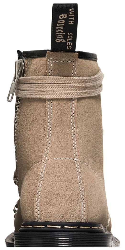 Dr Martens Rick Owens x 1460 Bex Suede Boot Light Taupe