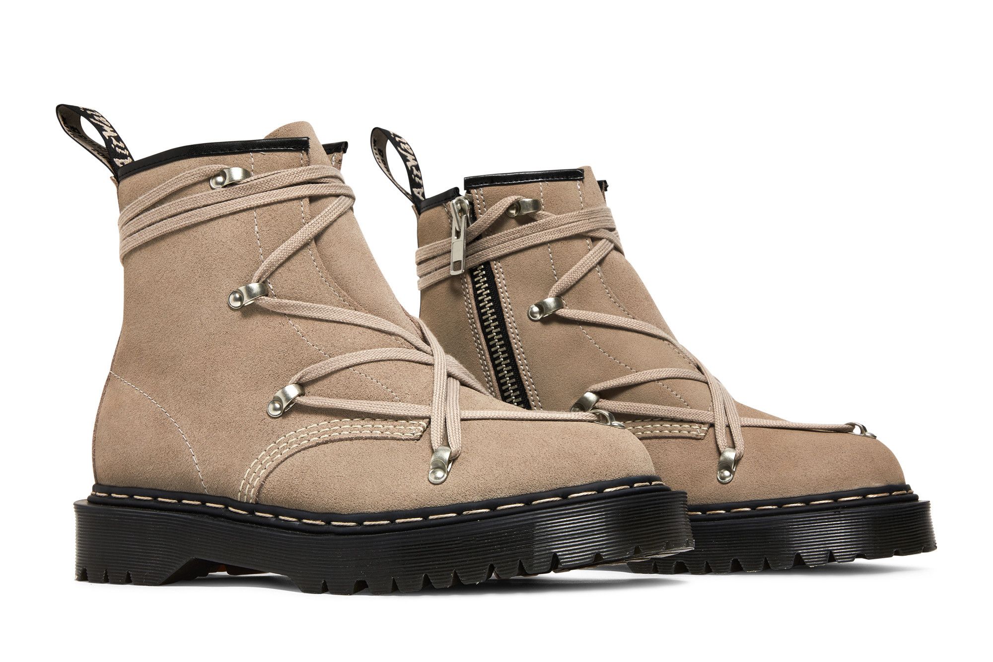 Buy Rick Owens x 1460 Bex Suede Boot Light Taupe 27023696 GOAT UK