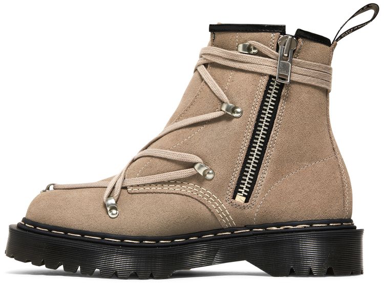 Dr Martens Rick Owens x 1460 Bex Suede Boot Light Taupe