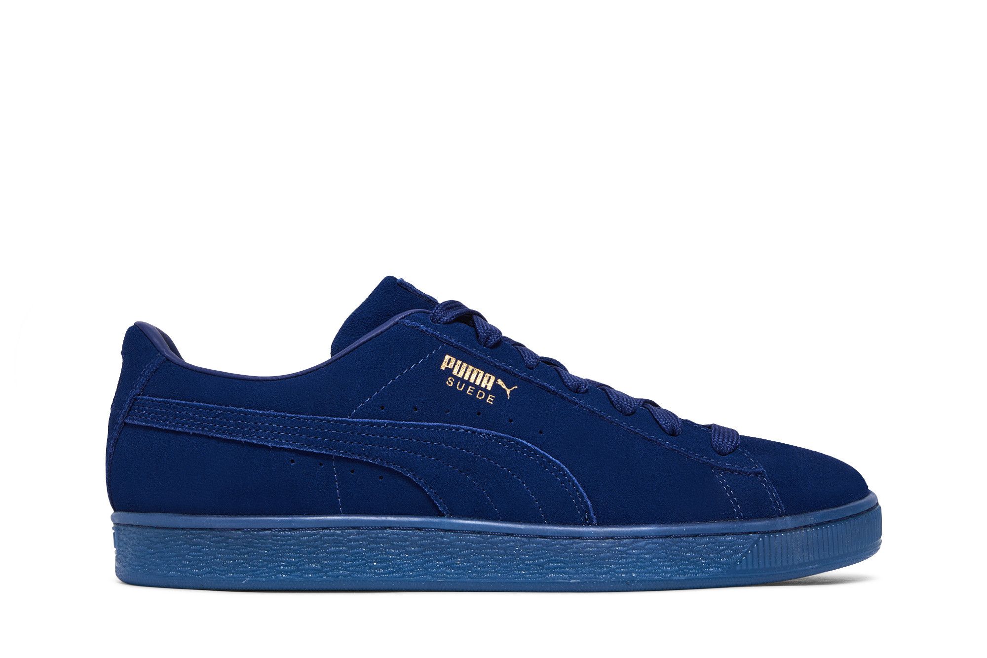 Suede Classic Mono Gold Elektro Blue