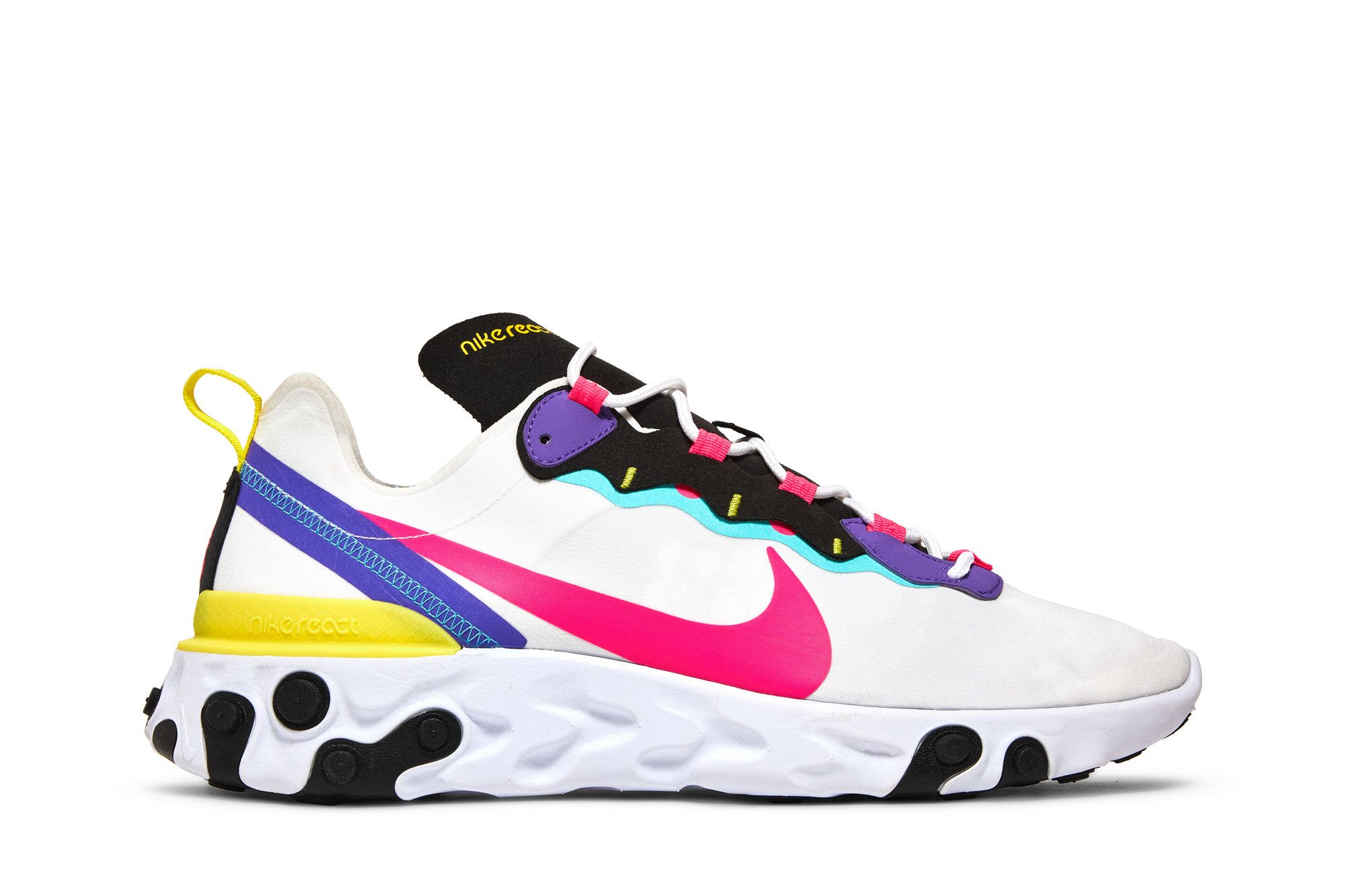 Pink nike react element discount