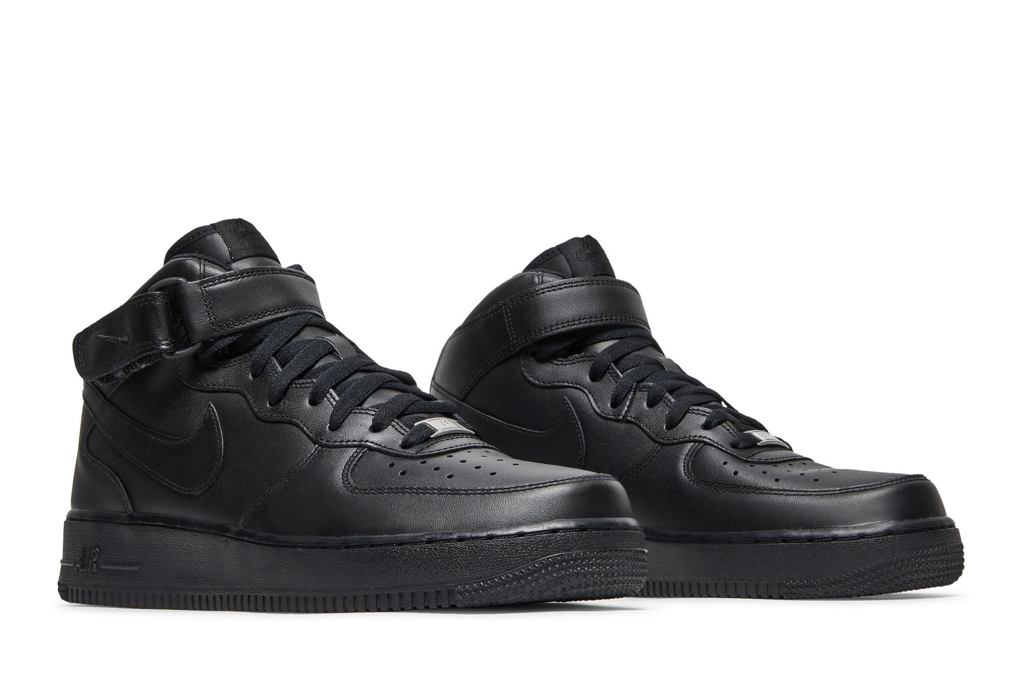 Buy Nike Wmns Air Force 1 '07 Mid 'Black' - 366731 001 | GOAT UK