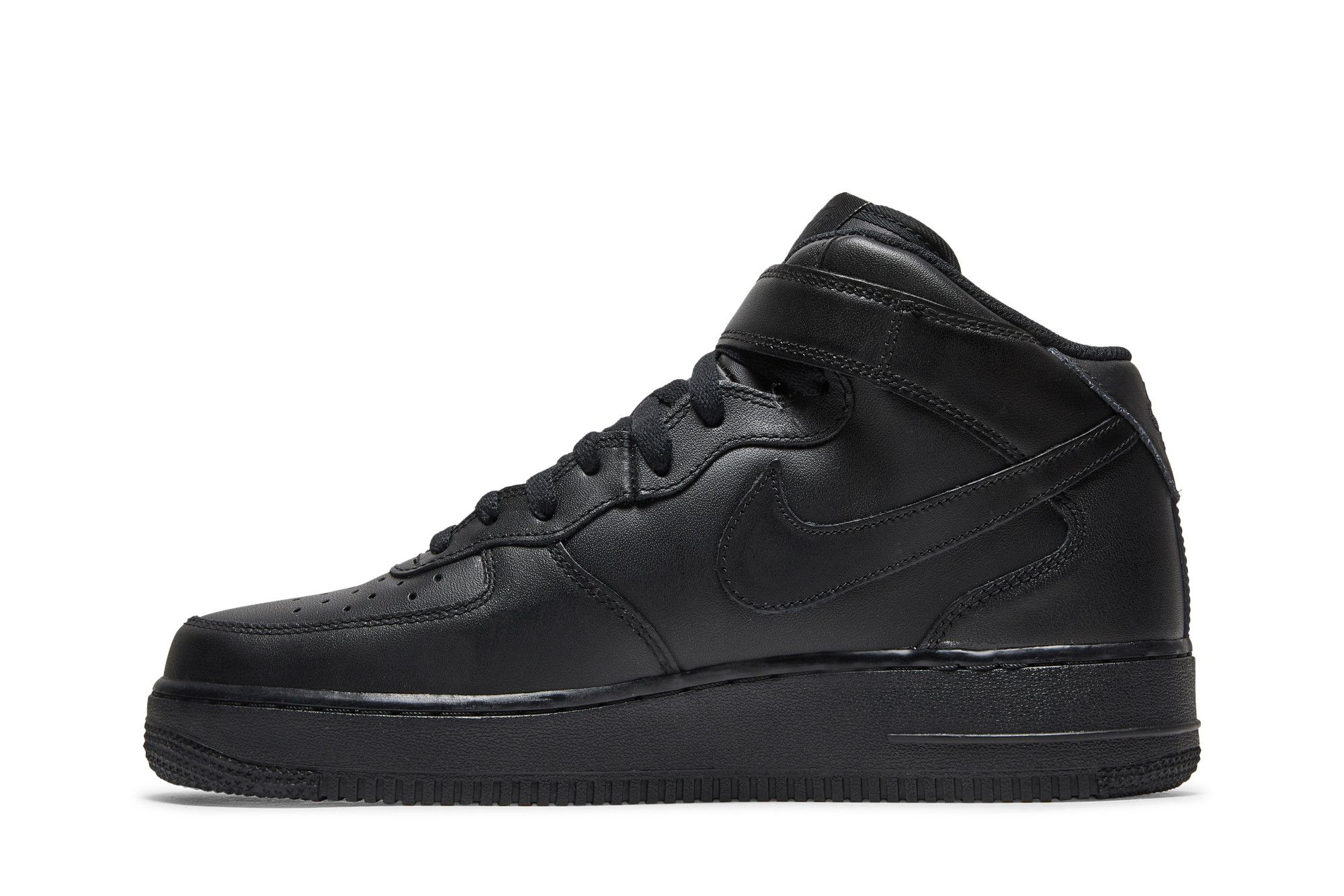 Achetez des Wmns Air Force 1 07 Mid Black 366731 001 GOAT FR