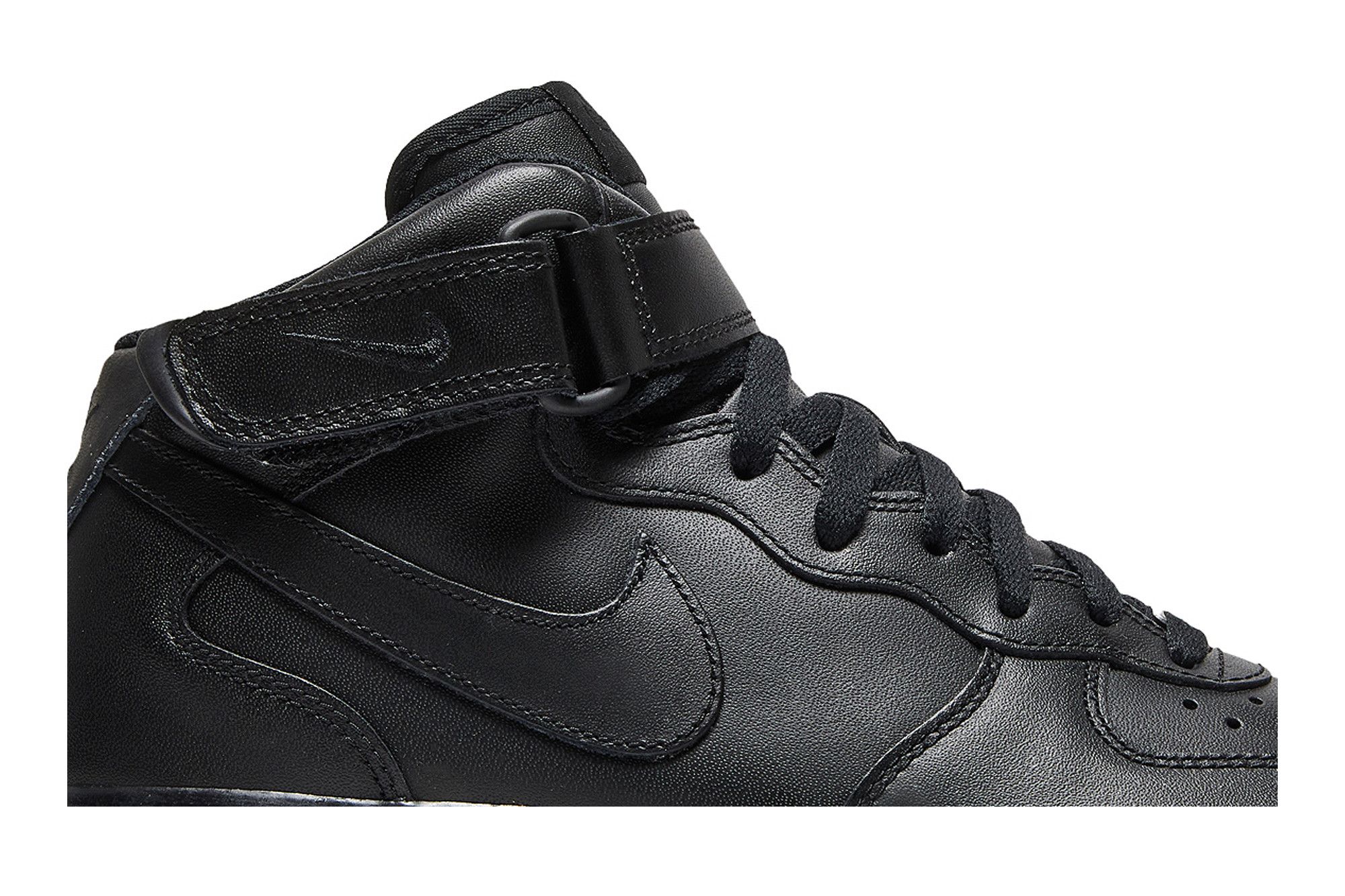 Buy Nike Wmns Air Force 1 '07 Mid 'Black' - 366731 001 | GOAT