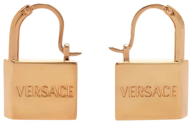 Versace Metal Earrings Versace Gold