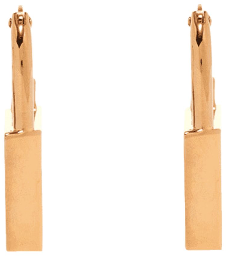 Versace Metal Earrings Versace Gold