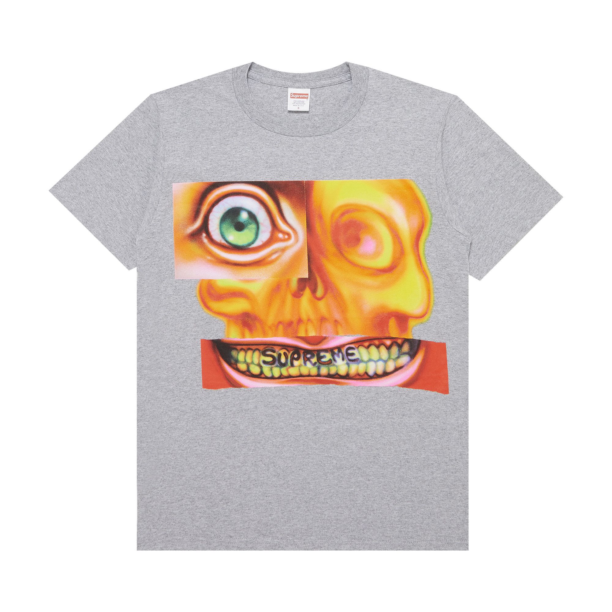 Buy Supreme Face Tee Heather Grey FW21T29 HEATHER GREY GOAT
