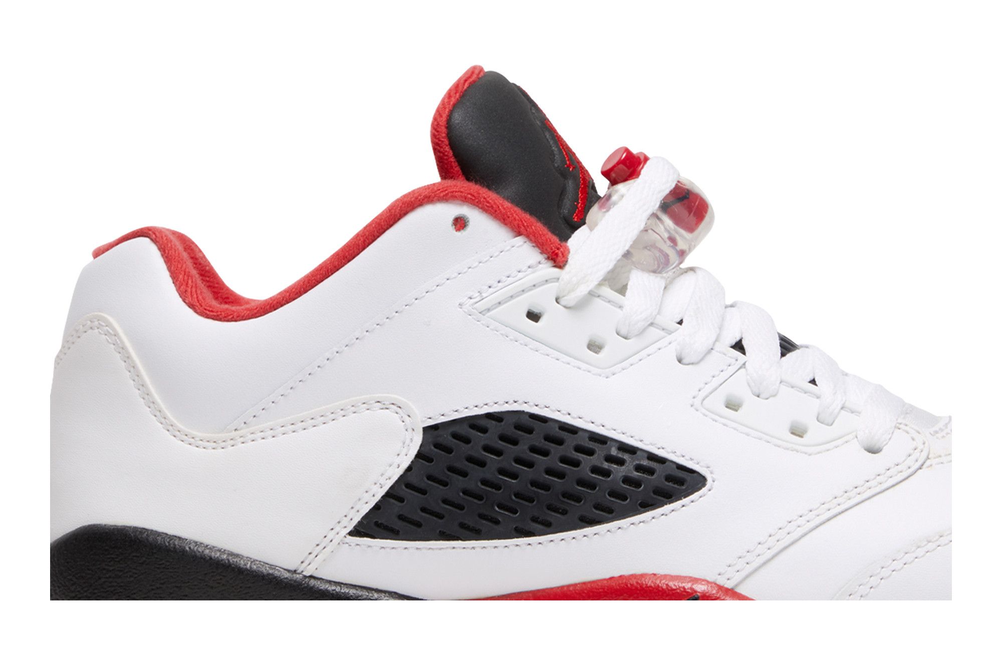 Size 4.0 Air Jordan 5 Retro Low GS Fire Red 2016