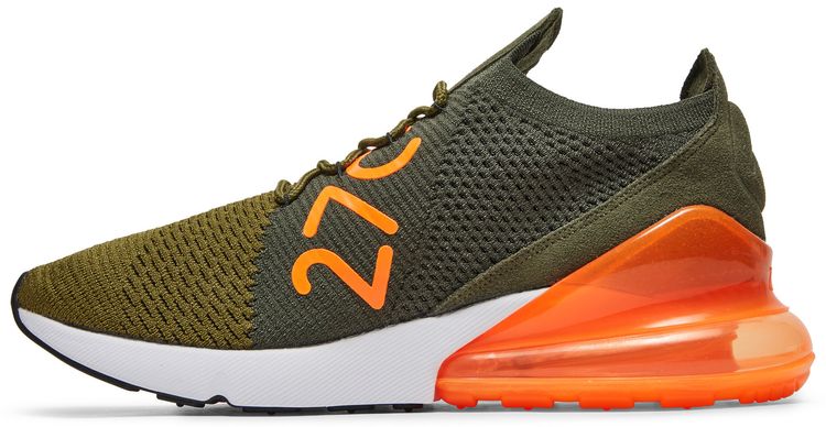 Nike Air Max 270 Flyknit Olive Flak