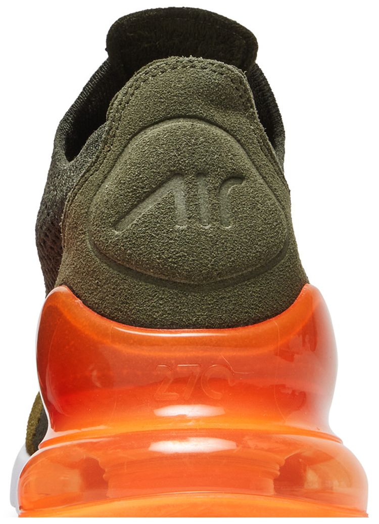 Nike Air Max 270 Flyknit Olive Flak