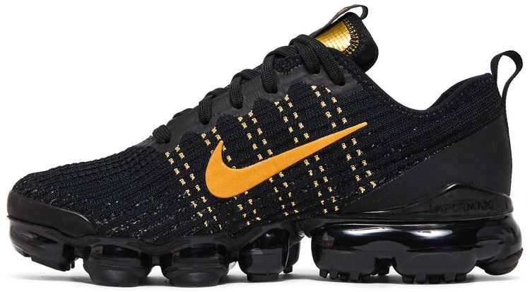 Nike Air VaporMax Flyknit 3 GS Black Gold