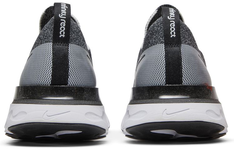 Nike React Infinity Run Flyknit Black White