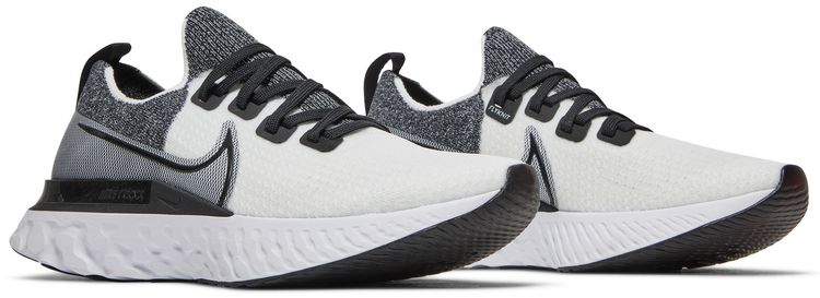 Nike React Infinity Run Flyknit Black White