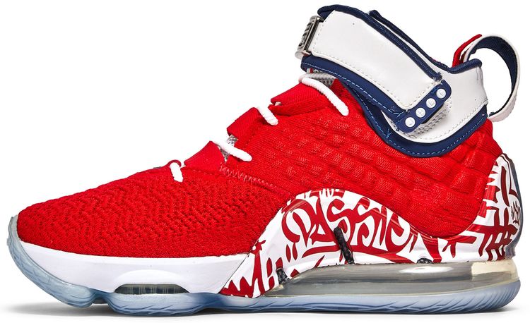 Nike LeBron 17 EP LeBron 4 Red Graffiti