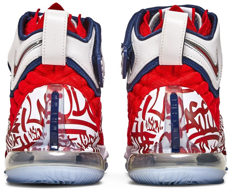 Nike LeBron 17 EP LeBron 4 Red Graffiti