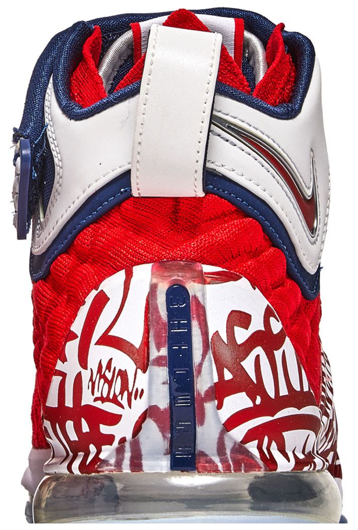 Nike LeBron 17 EP LeBron 4 Red Graffiti