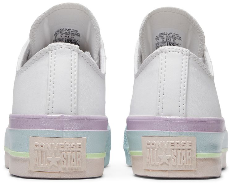 Converse Wmns Chuck Taylor All Star Lift Low White Lilac Blue