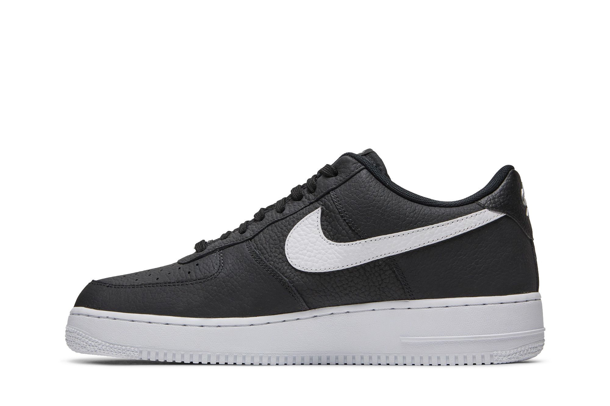 Nike air force silver swoosh clearance