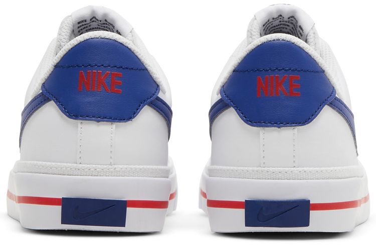 Nike Court Legacy GS White Deep Royal Blue Red