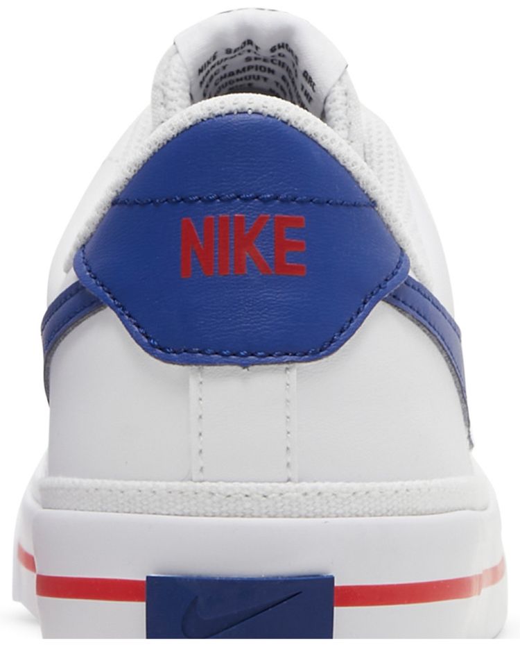 Nike Court Legacy GS White Deep Royal Blue Red