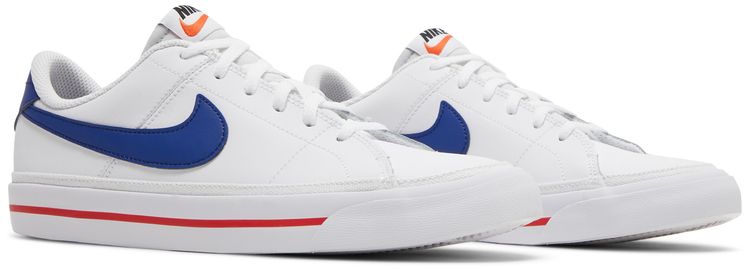 Nike Court Legacy GS White Deep Royal Blue Red