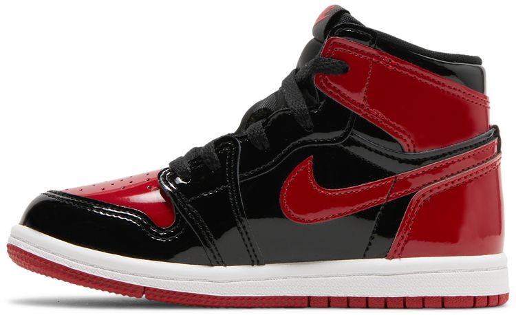 Air Jordan 1 Retro High OG TD Patent Bred