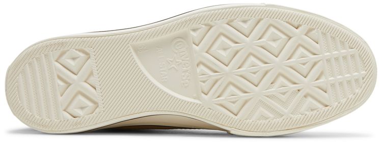 Converse Wmns Chuck Taylor All Star Raw Edge Platform High Black Champagne Tan