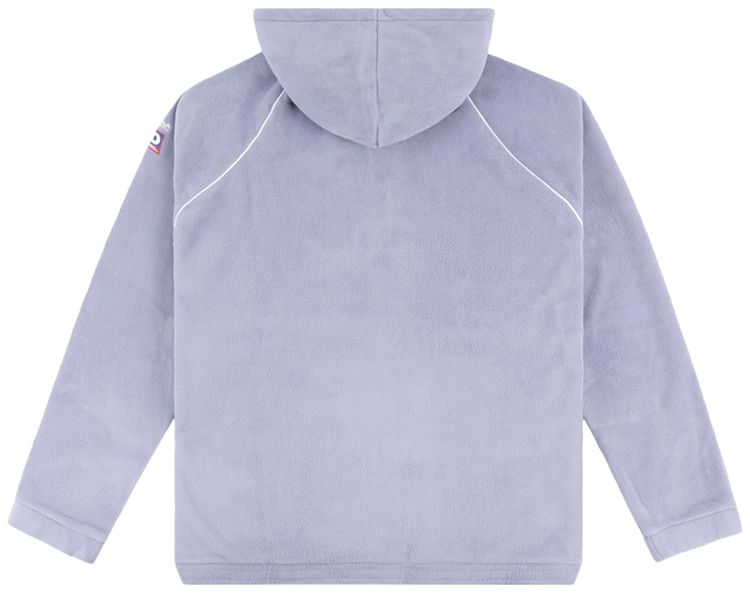 Dime Polar Fleece Half Zip Hoodie Lavender