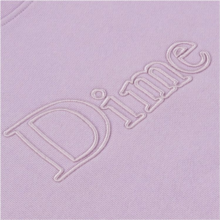 Dime Classic Outline Crewneck Lavender Frost