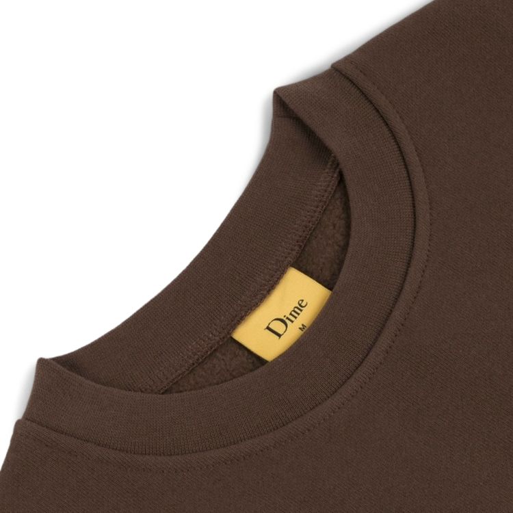 Dime Classic Small Logo Crewneck Stray Brown