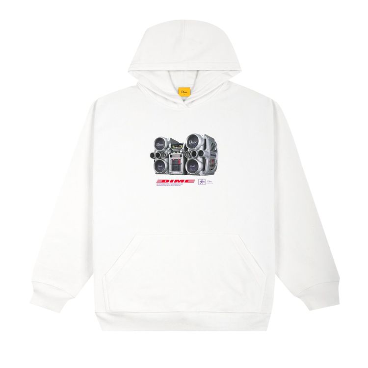 Dime Trackmaster 9000 Hoodie White