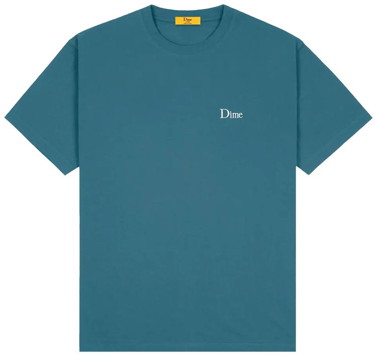 Dime Classic Small Logo T shirt Real Teal
