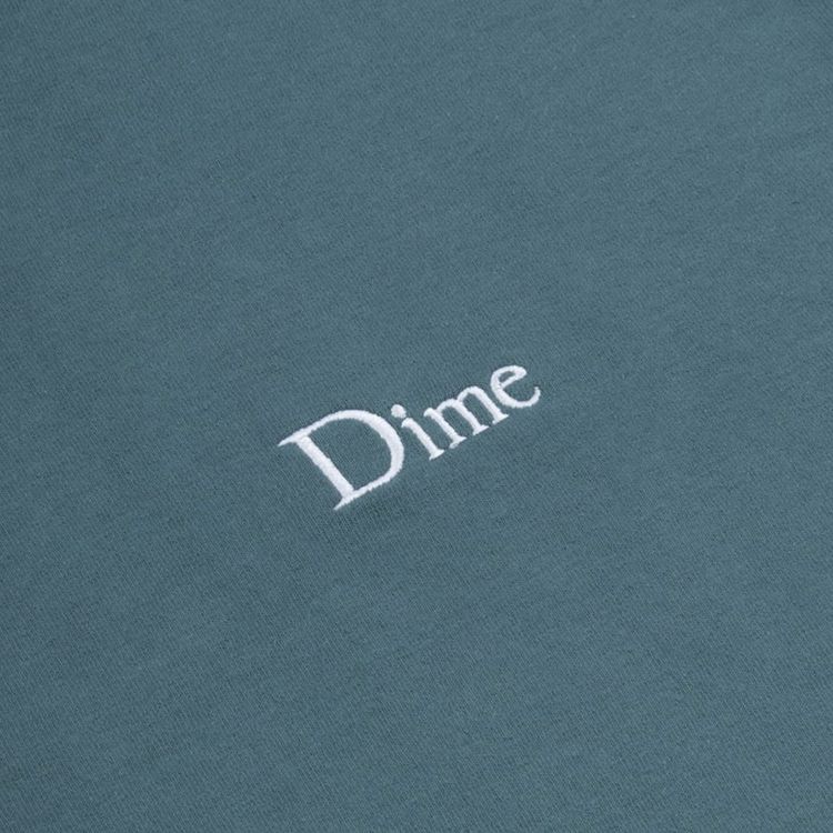 Dime Classic Small Logo T shirt Real Teal