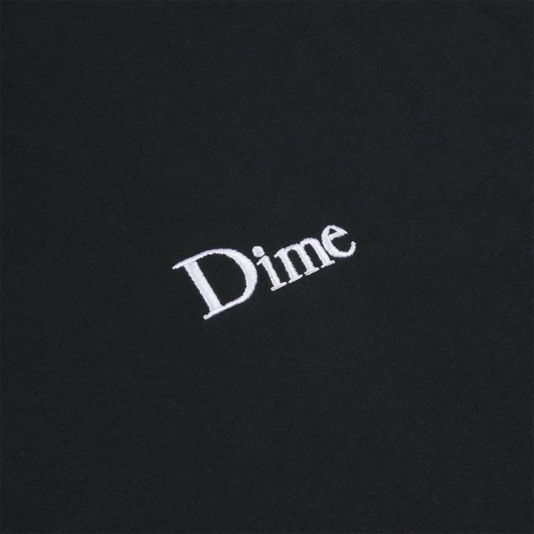 Dime Classic Small Logo T shirt Black