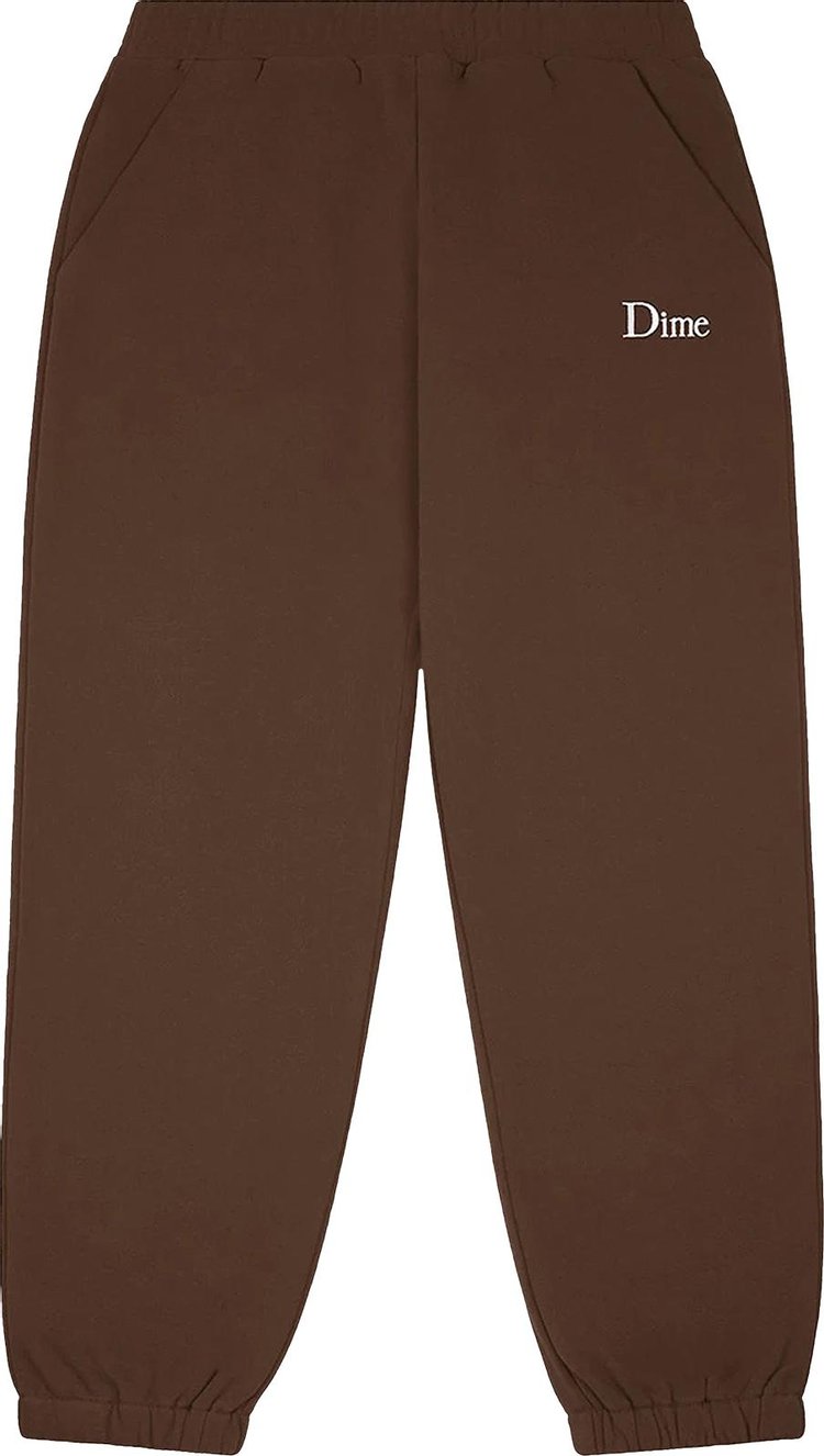 Dime Classic Small Logo Sweatpants 'Stray Brown'