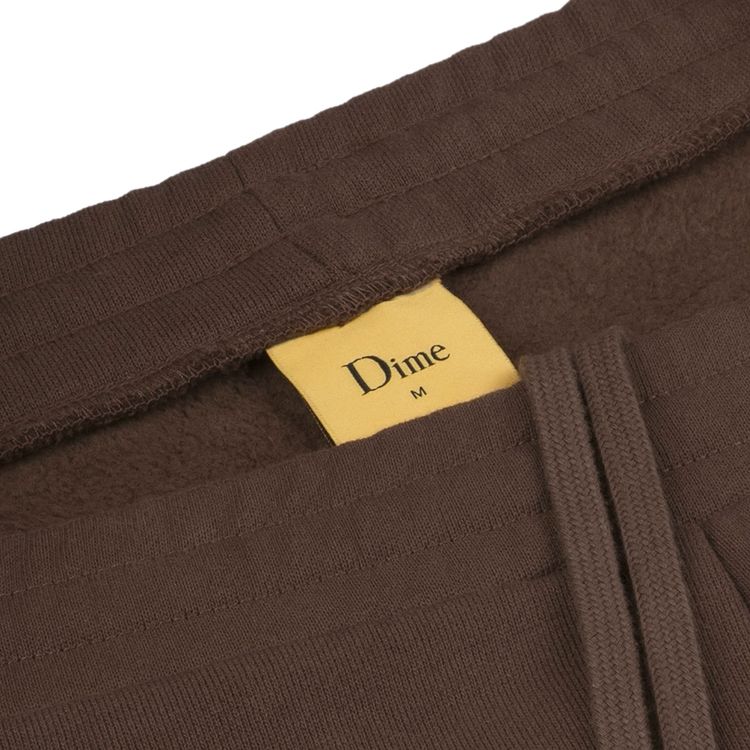 Dime Classic Small Logo Sweatpants Stray Brown