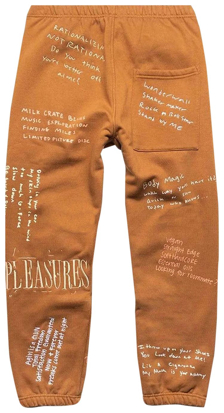 Pleasures Remote Sweatpant Brown