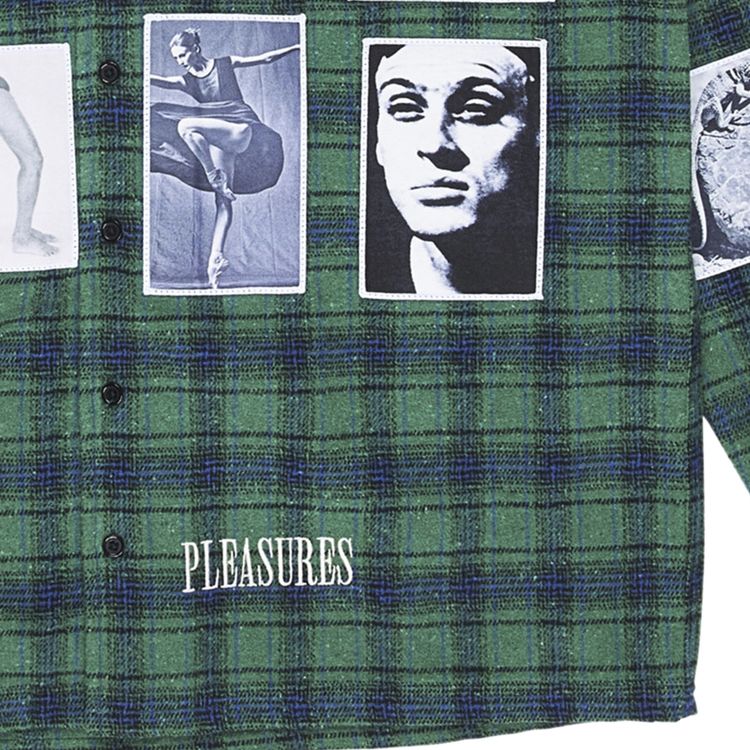 Pleasures Vodka Flannel Green