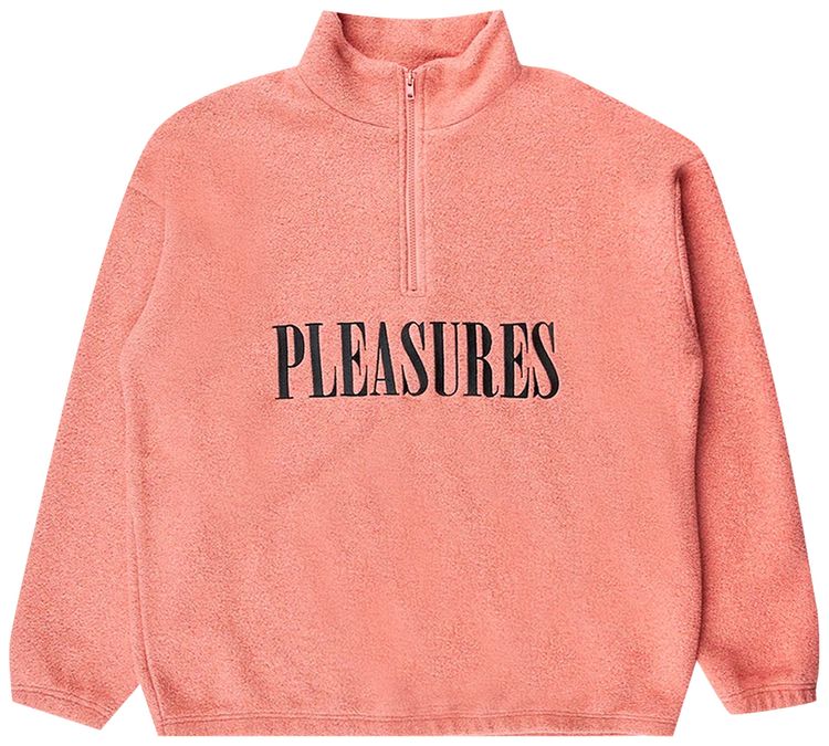 Pleasures Searching Quarter Zip Peach
