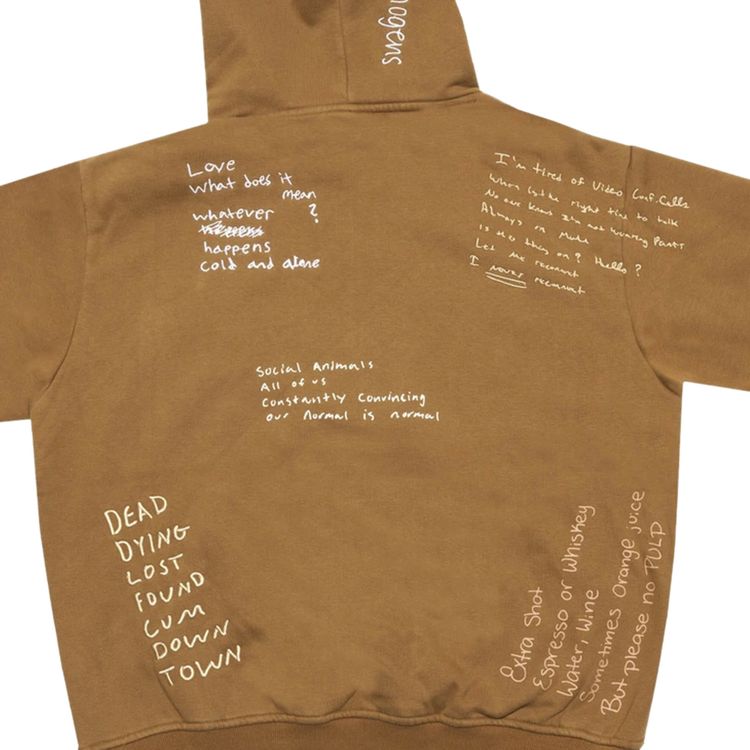 Pleasures Remote Hoodie Brown